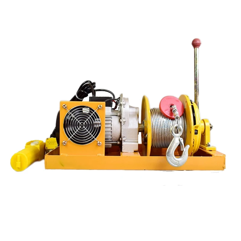 xx-220v/380v Electric Clutch Winch New Metal Electric Crane Winch With Wire Rope Sling For Lifting Goods