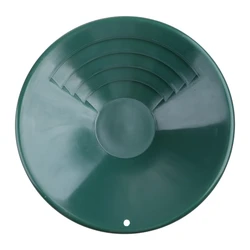 Green Plastic Gold Pan Mining Basin For Sand Gold Mining Manual Wash F1CD