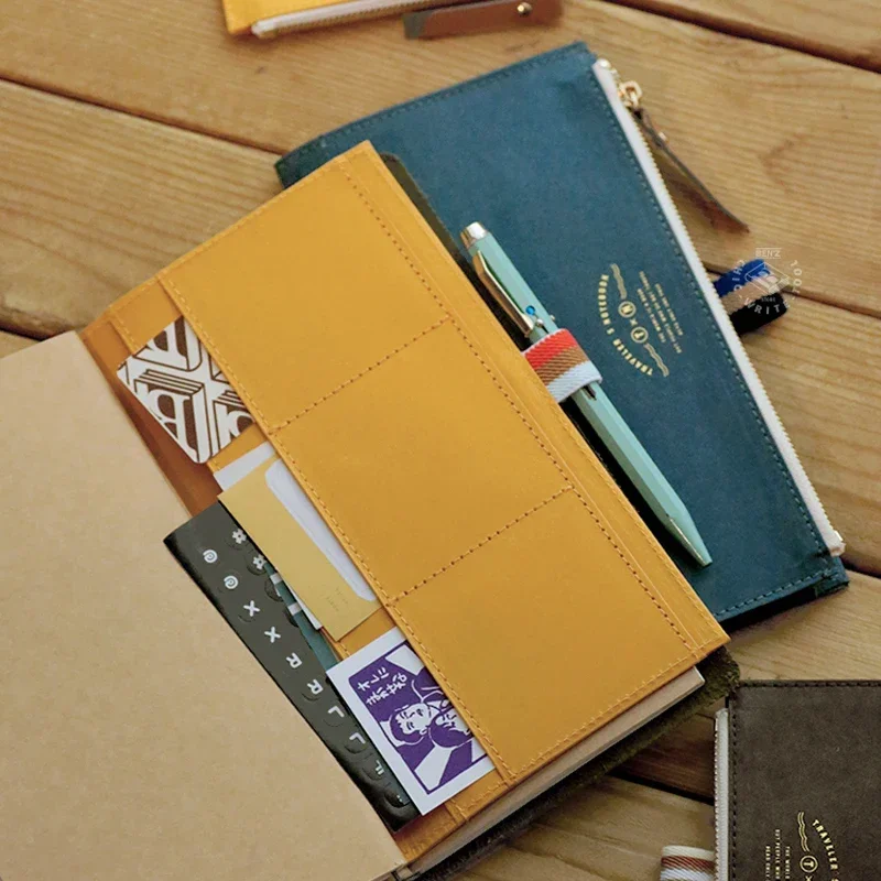 Fromthenon Specjalny papierowy notes podróżny Zmywalna torba na zamek błyskawiczny Torba do przechowywania Piórnik Artykuły papiernicze