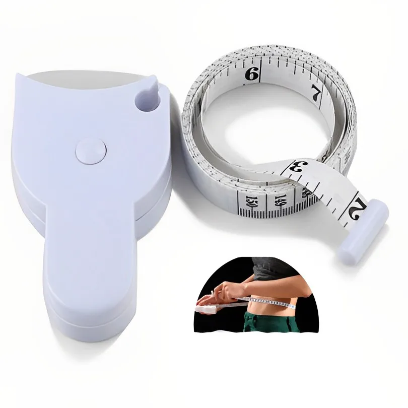 

Portable Automatic Body Fat Caliper Body Measuring Tape Skinfold Calipers and Body Fat Tape Measure Tool Set