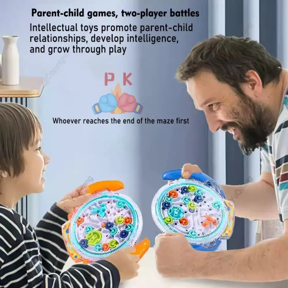 

3D-головоломка-лабиринт: Прозрачная доска с треком для шариков, развивающая логику и баланс, игрушка для детей