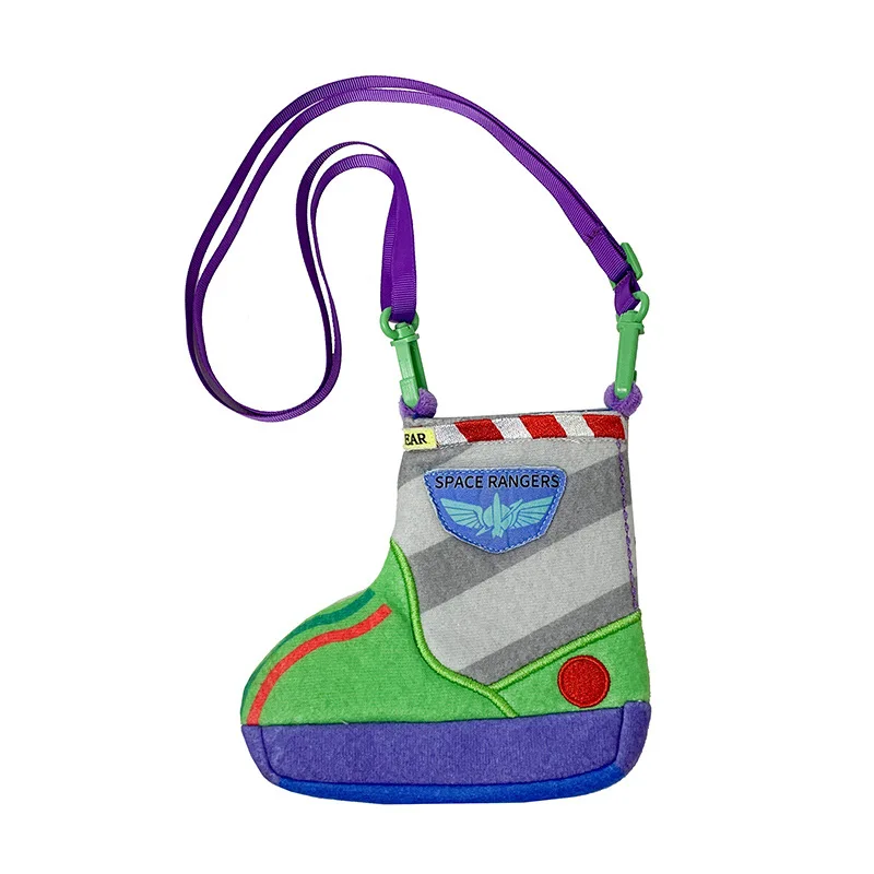 Cartoon Anime Disney Toy Story Boots Styling Bag Buzz Lightyear Woody Inclined Shoulder Bag Kawaii Mobile Phone Storage Bag Gift