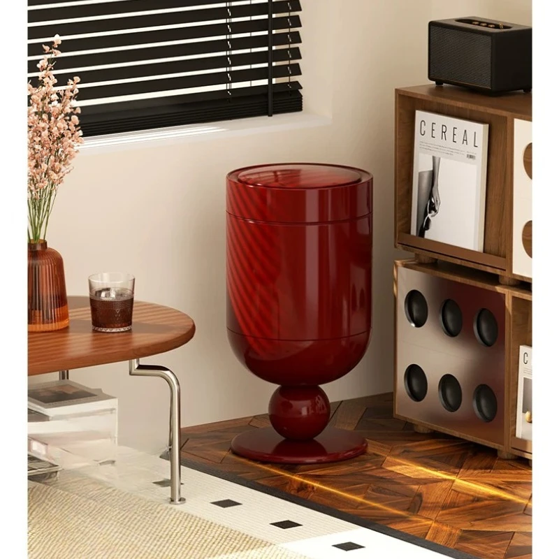Induction trash can, smart living room, electric wine glass, household light luxury and high-end