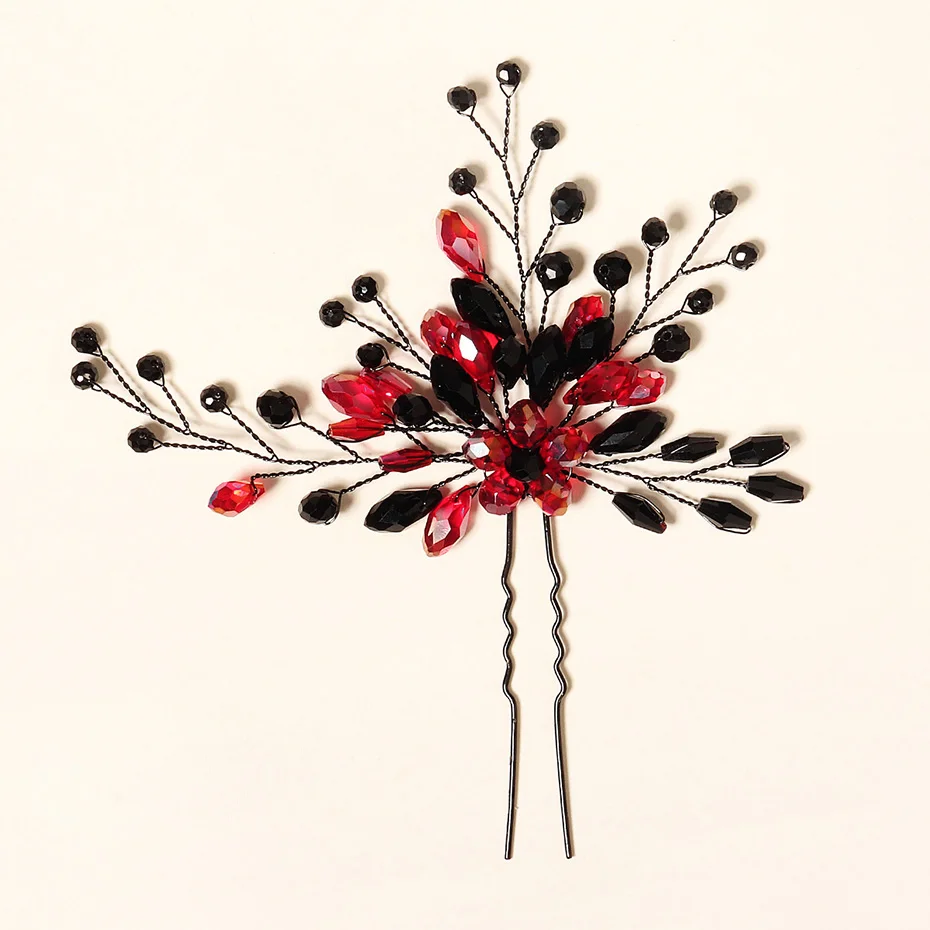 Halloween Spinne Haars pangen für Frauen Mädchen Pony Haarnadeln Strass Haars pangen Festival Prinzessin Haarschmuck Schmuck – Detail 29
