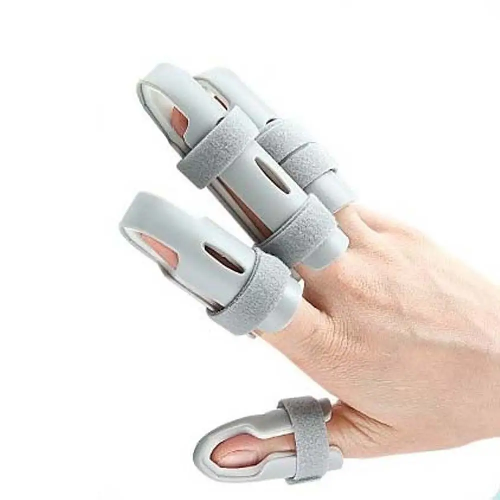 أدوات العناية بالإصبع جبيرة الإبهام إصابة إصلاح حزام حامي غطاء للأصابع الثابتة كسر منع الحركة بالإصبع #5