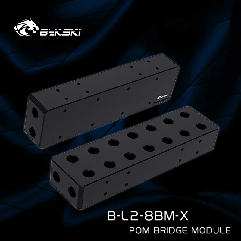 Bykski B-L2-8BM-X,Computer Server Bridge Module,POM Multi GPUs Connector,Graphics Cards Parallel Block,VGA Mounting Tool