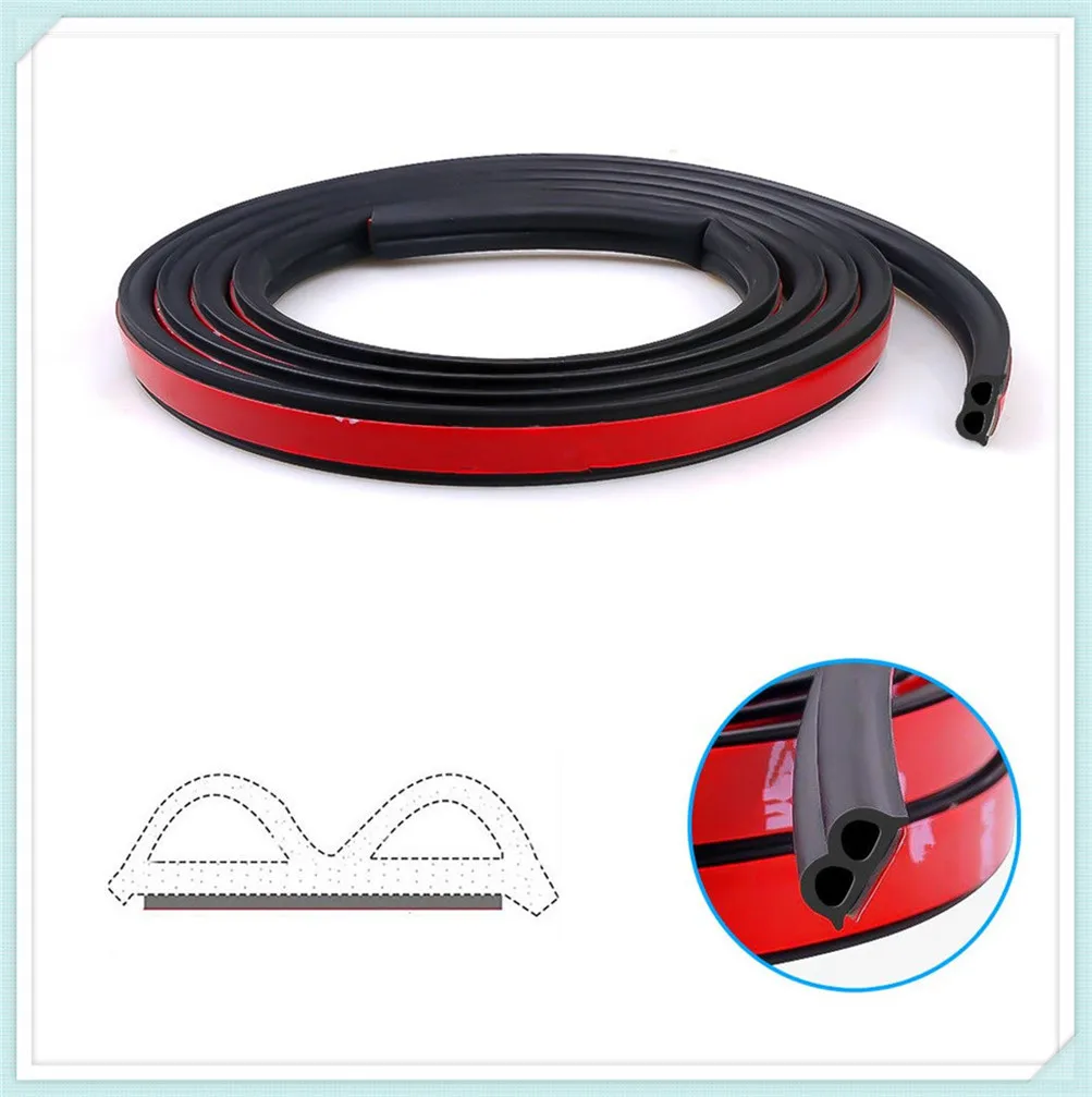 Car Door Seal Strip Rubber Noise Insulation Weatherstrip for Nissan BLUEBIRD X-Trail Qashqai Zaroot NV200 SUNNY TIIDA