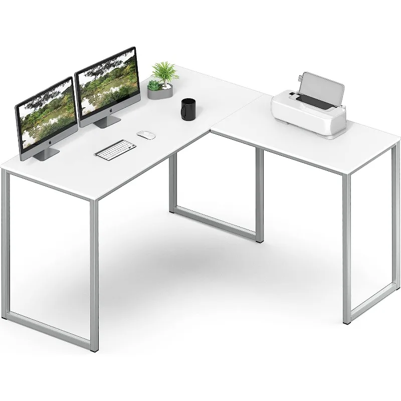 

48-Inch Mission L-Shaped Home Computer Desk