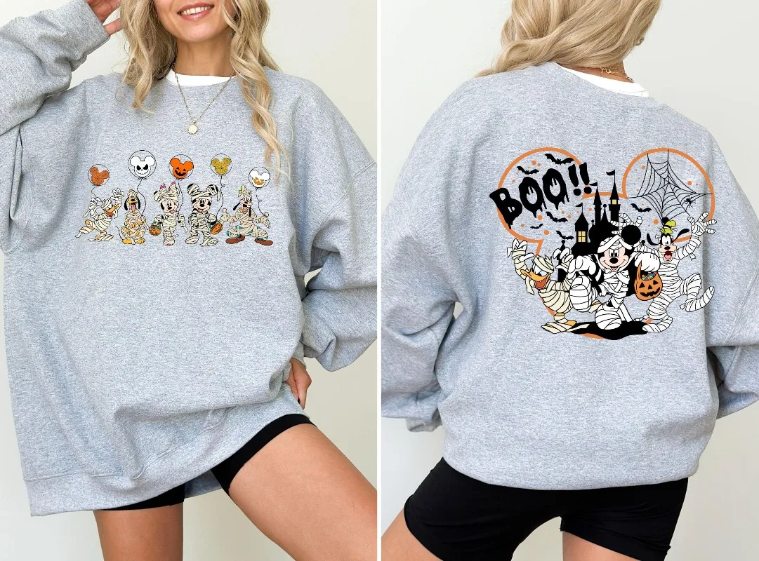 

Толстовка Disney Trip Halloween Толстовка Disney Halloween Толстовка Mickey & Friends Boo Толстовка с Микки Бу