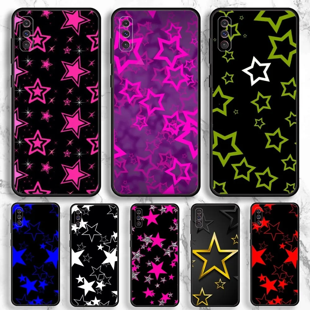 Super Star Design Art Phone Case For Samsung Galaxy A13,A21s,A22,A31,A32,A52,A53,A71,A80,A91 Soft Black Phone Cover