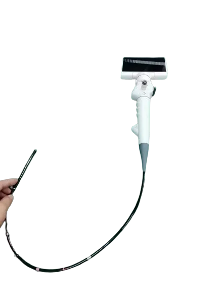 2.8mm/3.8mm/5.2mm flexible video laryngoscope with 5 inch touch screen Display for Difficult Intubation