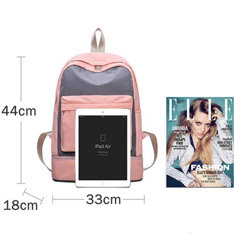 2024 Gym Backpack Woman Dry And Wet Fitness Backpack Women Waterproof Gym Bag Shoe Compartment Mujer Sac De Sport Gymtas Femme