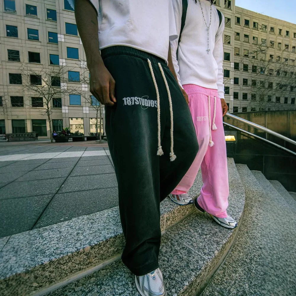 Y2k Oversize Straight Casual Pants Hip-Hop Dark High Street Pants Street Dance Rap Streetwear Vintage Sweat Pants Outift Ootd