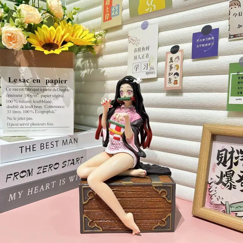 

Anime Demon Slayer Figure Kimetsu No Yaiba - Kamado Nezuko Model Doll Figurines Action Figures Collectible Toys Gift