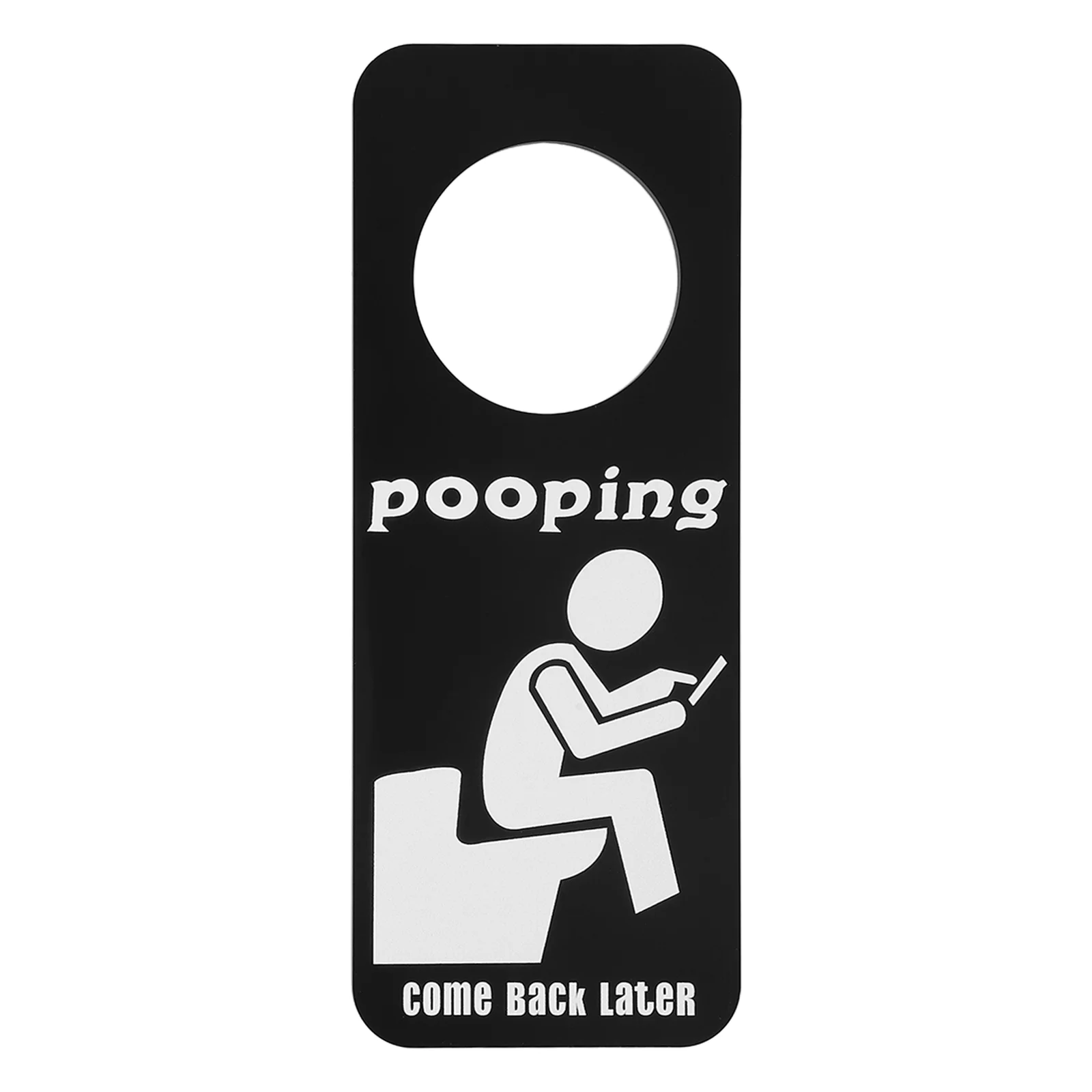 

Restroom Door Sign Occupied Indicator Fun Bathroom Decor Pooping Sign Door Handles Hanger For Family Gatherings Parties