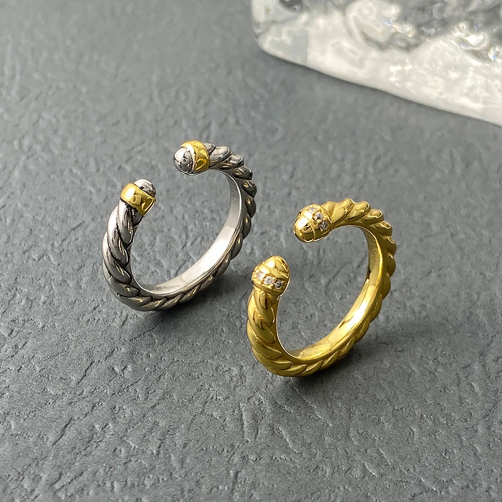 

Silver-plated Open Ring with Crystal Decorative Ring High Quality Fashion Jewelry Wholesale