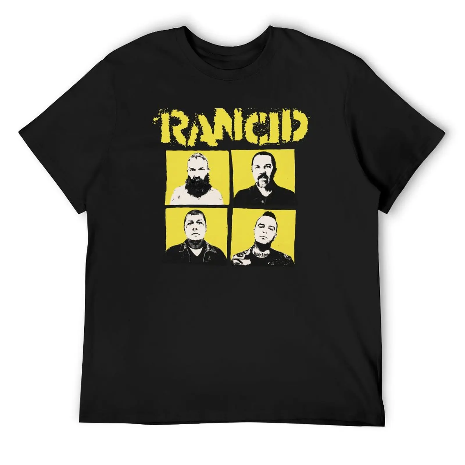 

Футболка Rancid Members в стиле панк-рок, винтажная одежда, забавная рубашка, хлопковые мужские футболки, повседневные стильные футболки