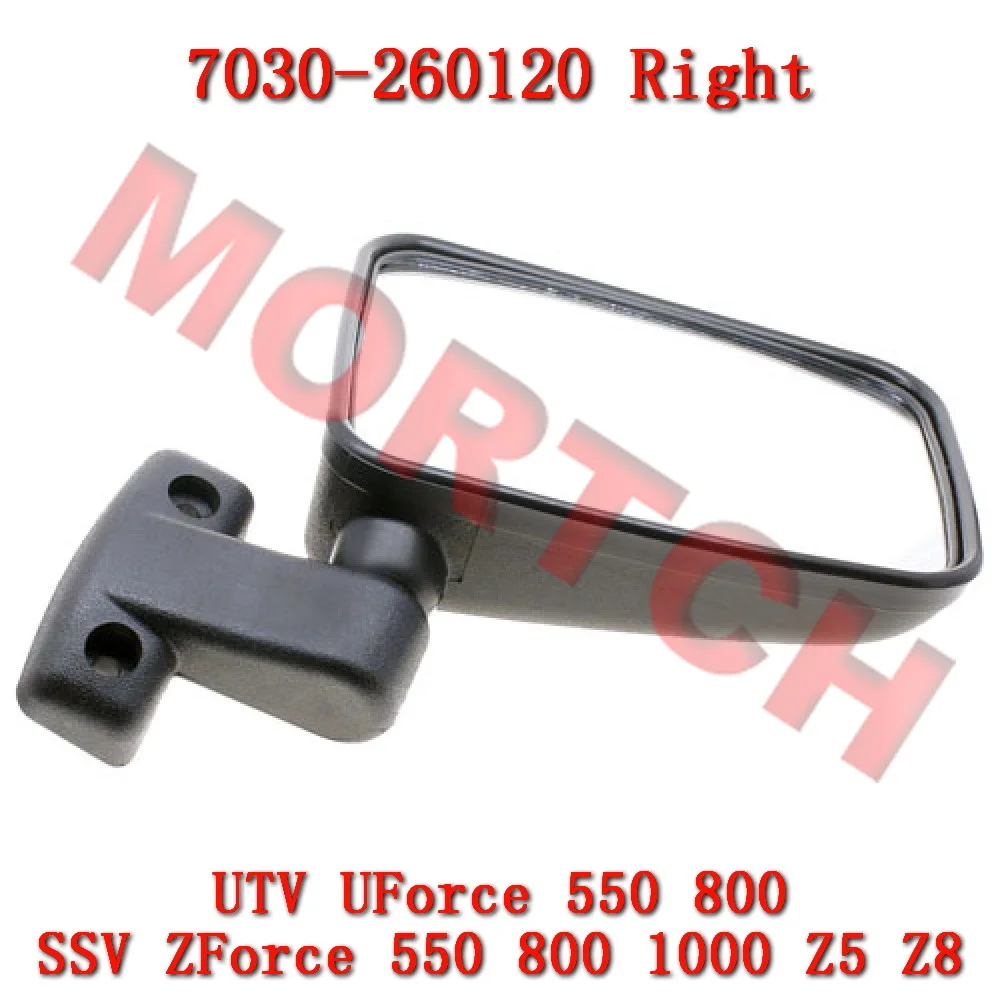 

Original Motorcyle Rear View Mirror RH 7030-260120 For UForce ZForce 800 1000 500UTV SSV PART CF Moto Accessories