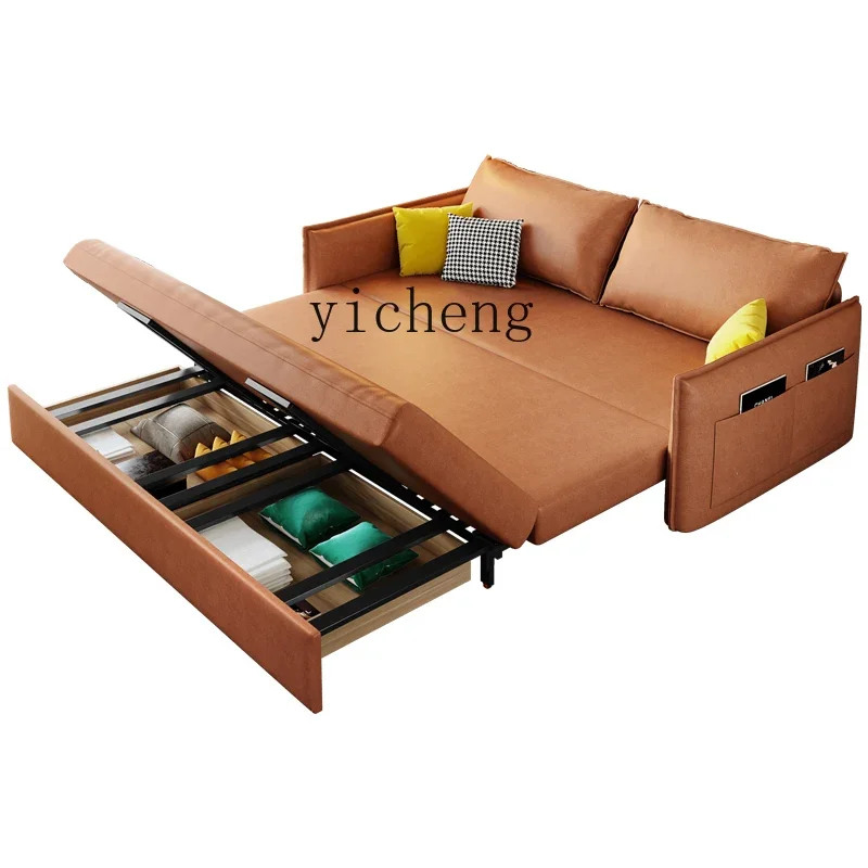 

TQH foldable light luxury dual-purpose sofa bed multi-functional living room small apartment folding sofa bed