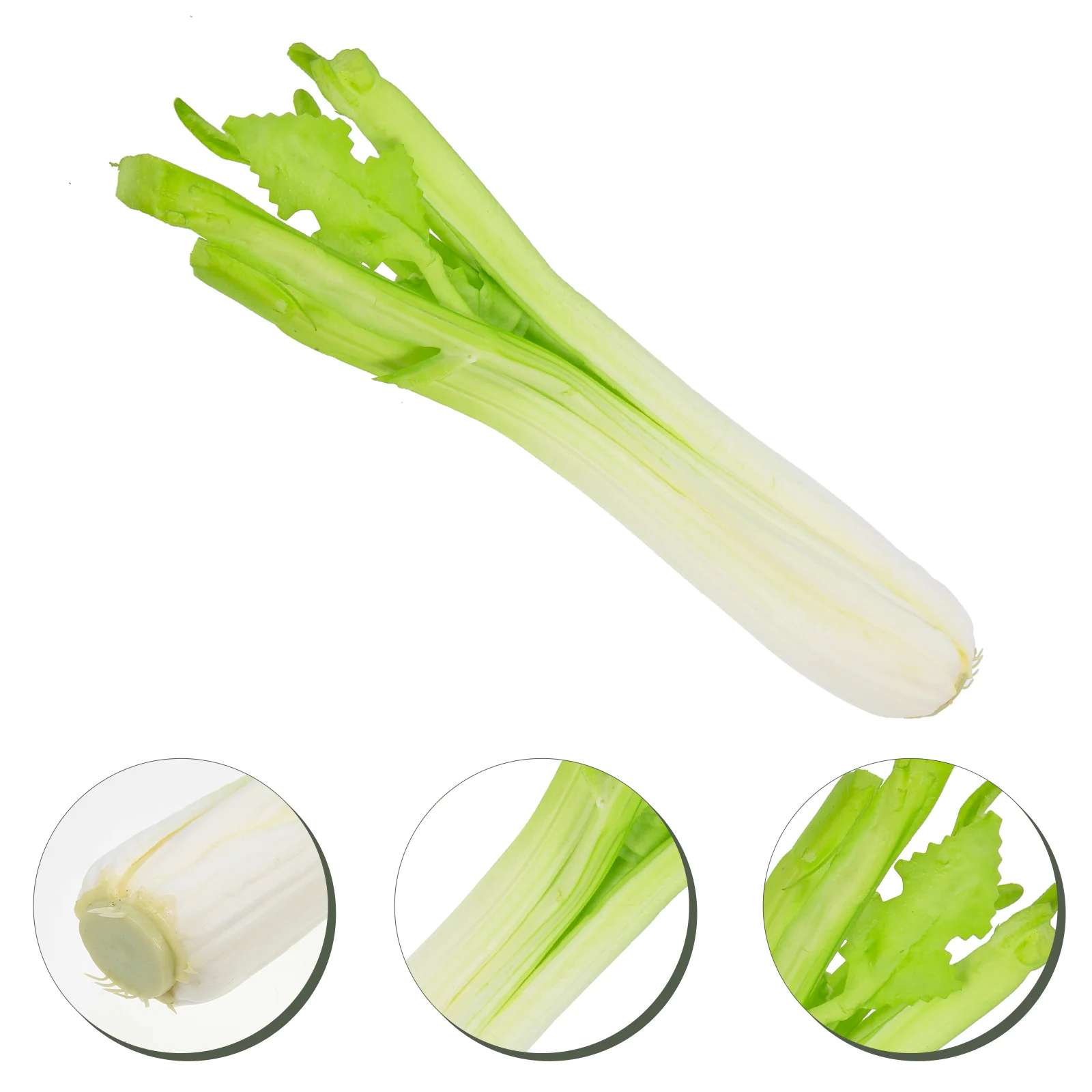 Vegetables Celery Simulated Restaurant Photo Prop Fake Lifelike Adornment PU Light Green