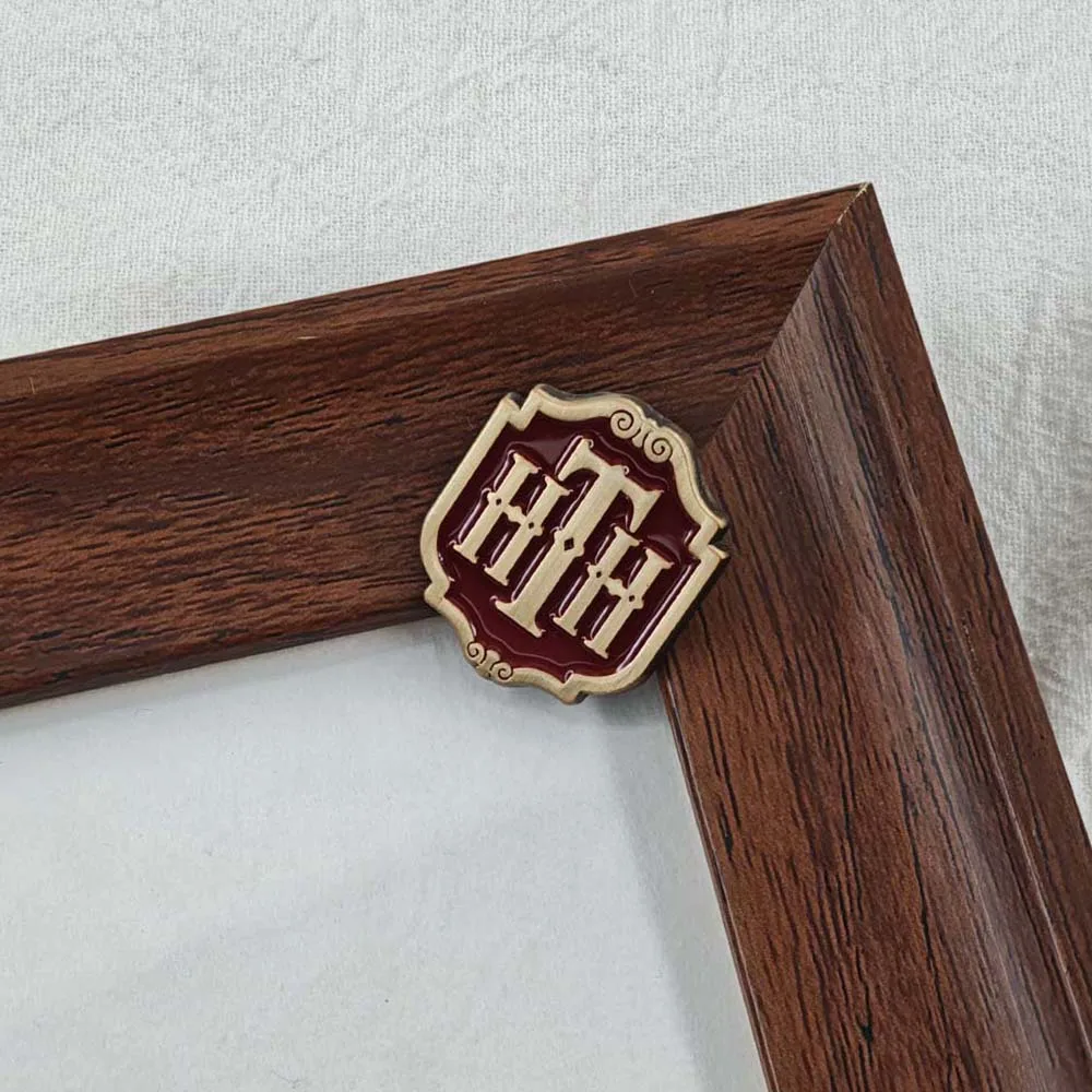 Tower Of Terror Enamel Pins Hollywood Tower Hotel HTH Brooches Vintage Shield Metal Badge Backpack Clothing Decor Jewelry Gift image 4