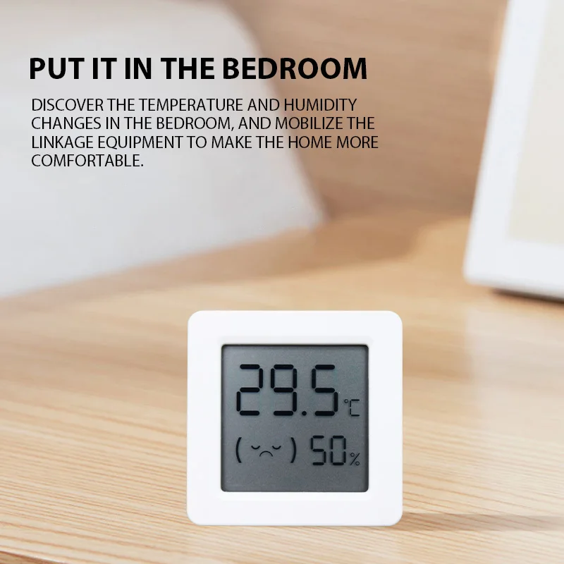 Cozylife Mini Indoor Thermometer Hygrometer LCD Digital Electronic Temperature Humidity Meter Sensor Gauge Home Room Thermometer