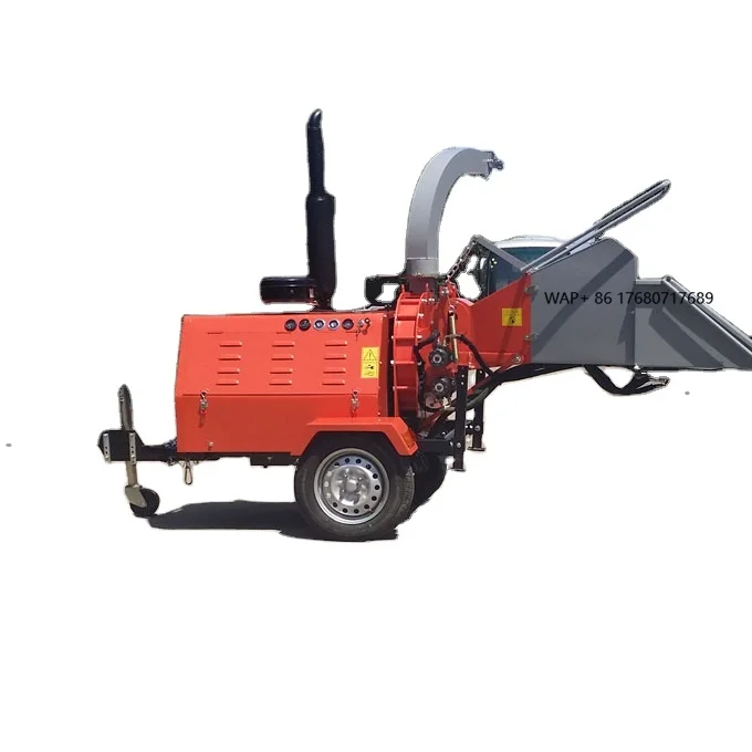 Heavy Duty Wood Chipper Shredder for Tractor,40hp Engine Wood Chipper