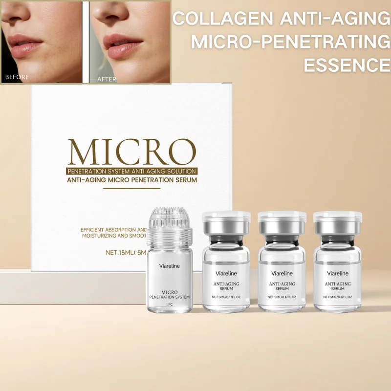 

Collagen Anti-Wrinkle Essence Hydrating Firming Pore-cleaning Anti-aging Essence Set Fade Fine Lines