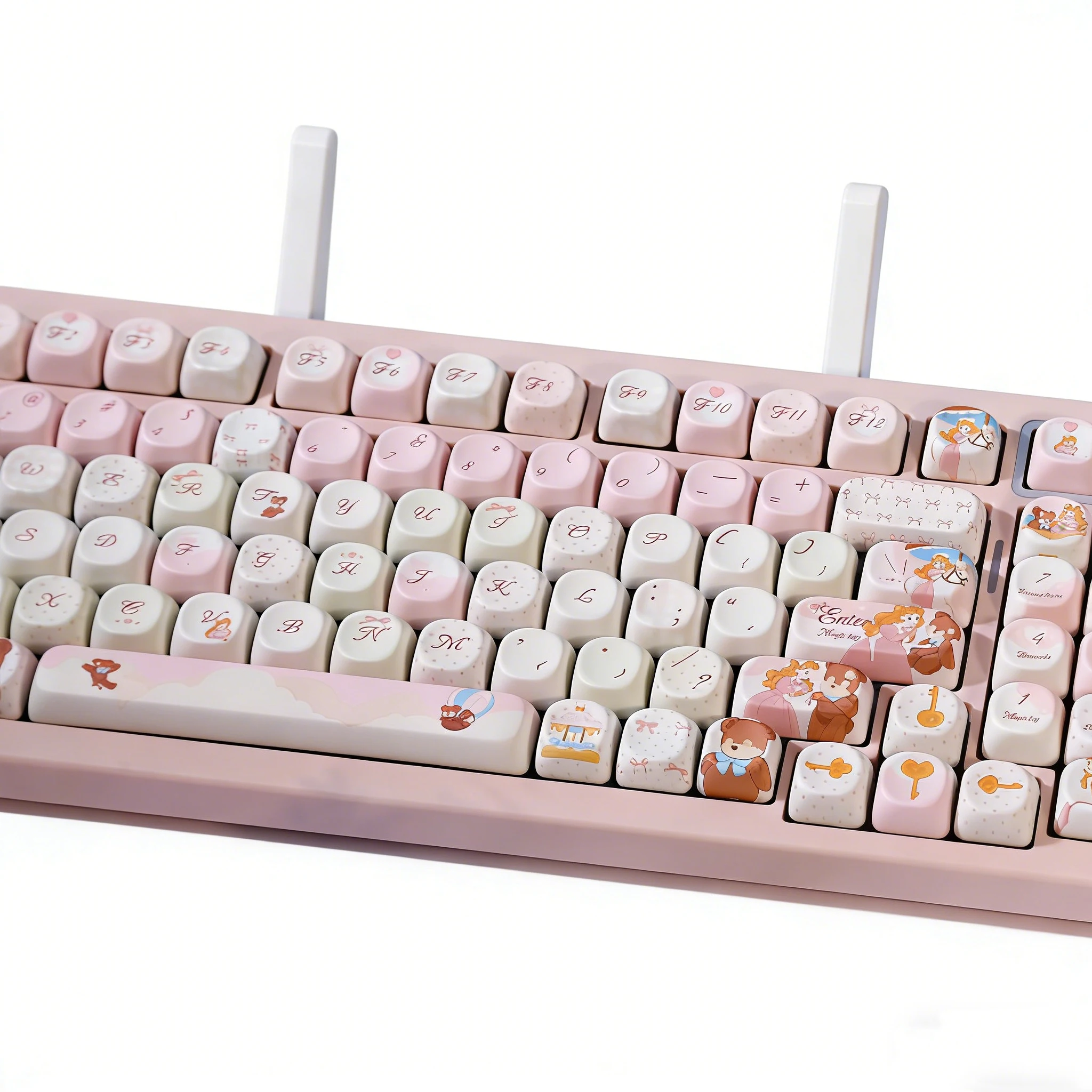 Nieuwe PBT Keycaps 120Key, MOA Hoogte Keycaps PBT Hoge kwaliteit Leuke Mooie Duurzame Key Cap Set voor MX Switch Mechanisch toetsenbord