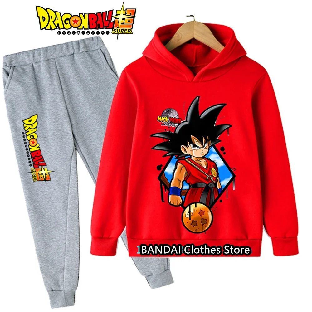 سويت شيرت Dragonball Girls Kakarotto Vegeta للأطفال من 3 إلى 12 سنة للخريف والشتاء ناعم ودافئ أنيق مطبوع عليه الرسوم المتحركة بلوفر مريح #6