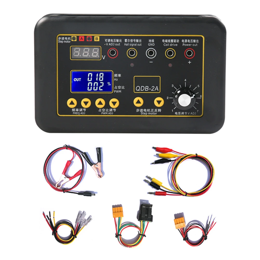 

Automobile Ignition Coil Tester for 12V 24V Coils and Injectors with Adjustable Output Frequency and Duty Cycle