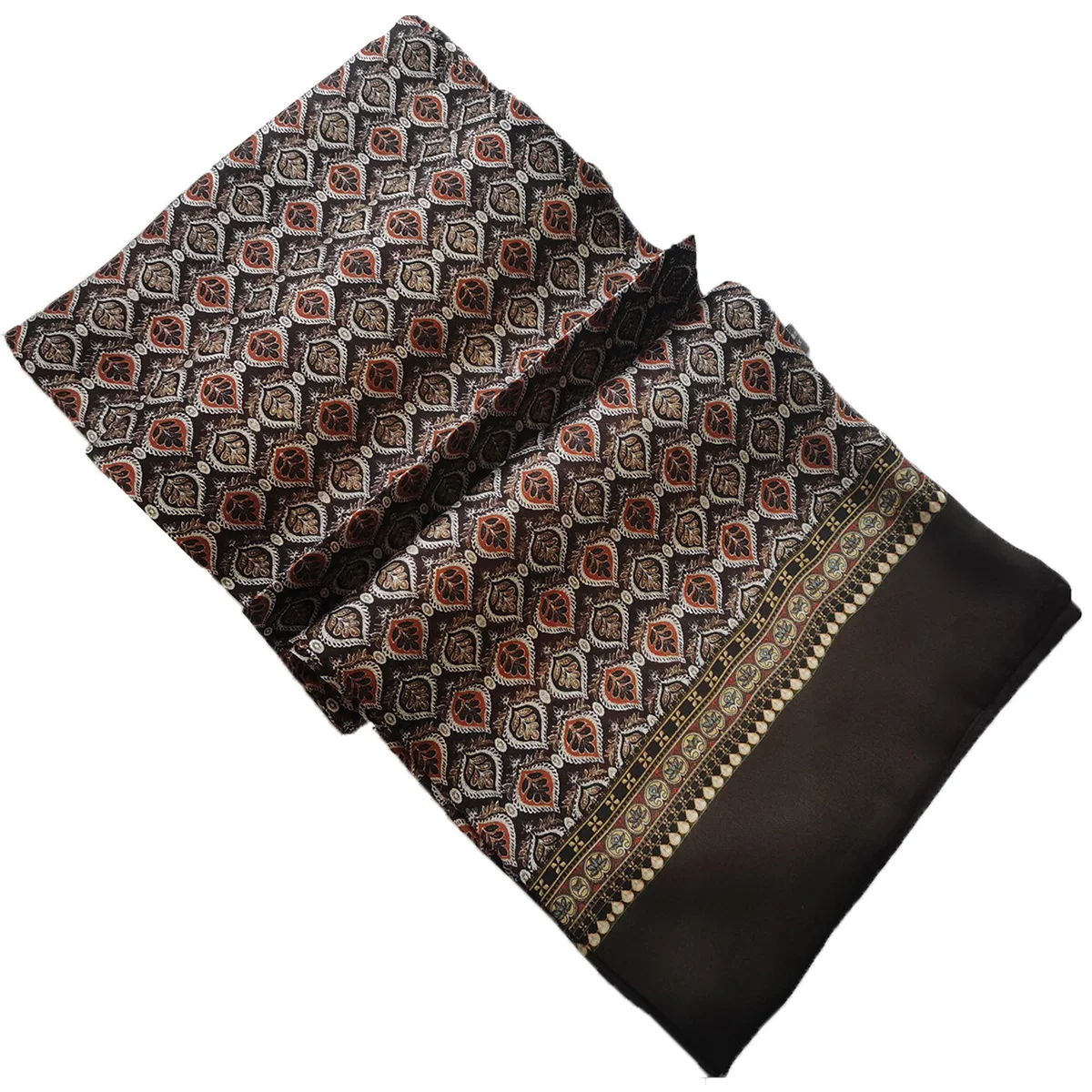 

FEIMANYUAN мужской шарф из натурального шелка, длинный слой, шейный платок, модный аксессуар, шарф из чистого шелка шелковицы для мужчин