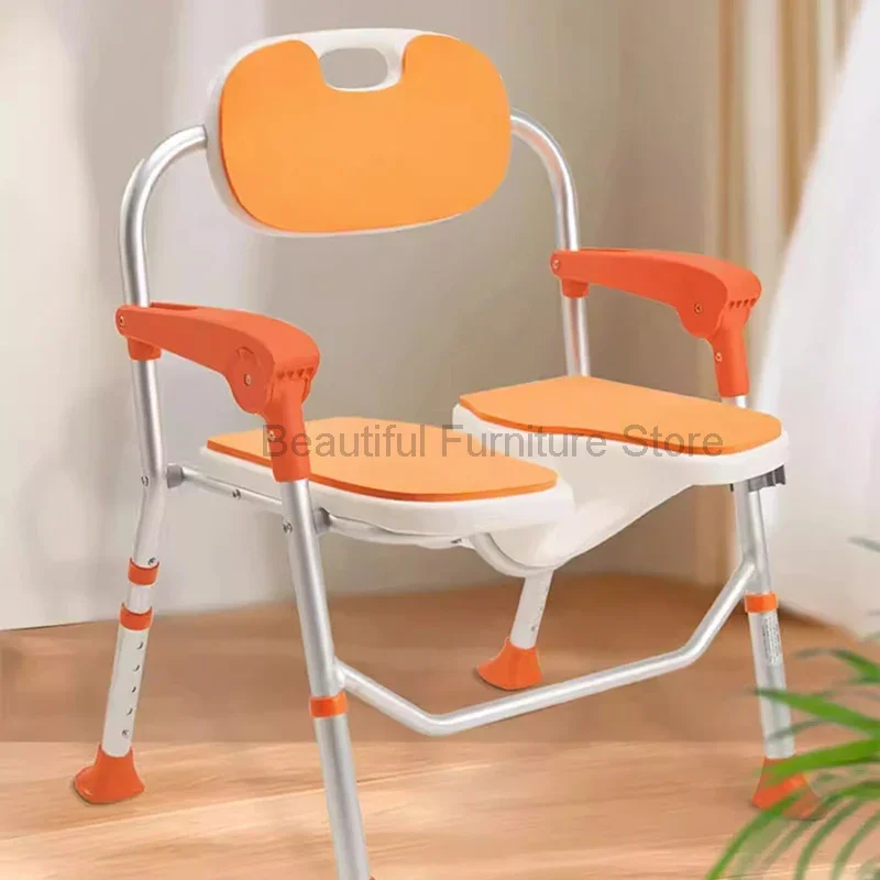 

Minder Elderly Bathroom Chair Shower Folding Portable Camping Stool Outdoor Tourist Makeup Taburete Plegable Trendy Furniture