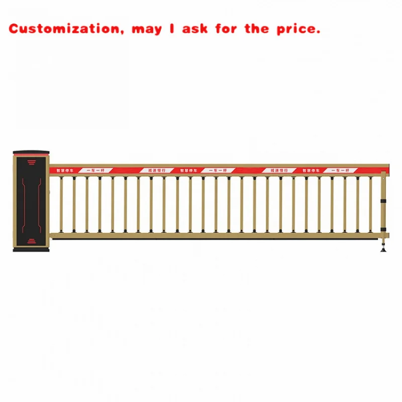 

custom.Automatic Barrier Gate Vehicle Parking Lot System Brushless Motor Bairrier Gate