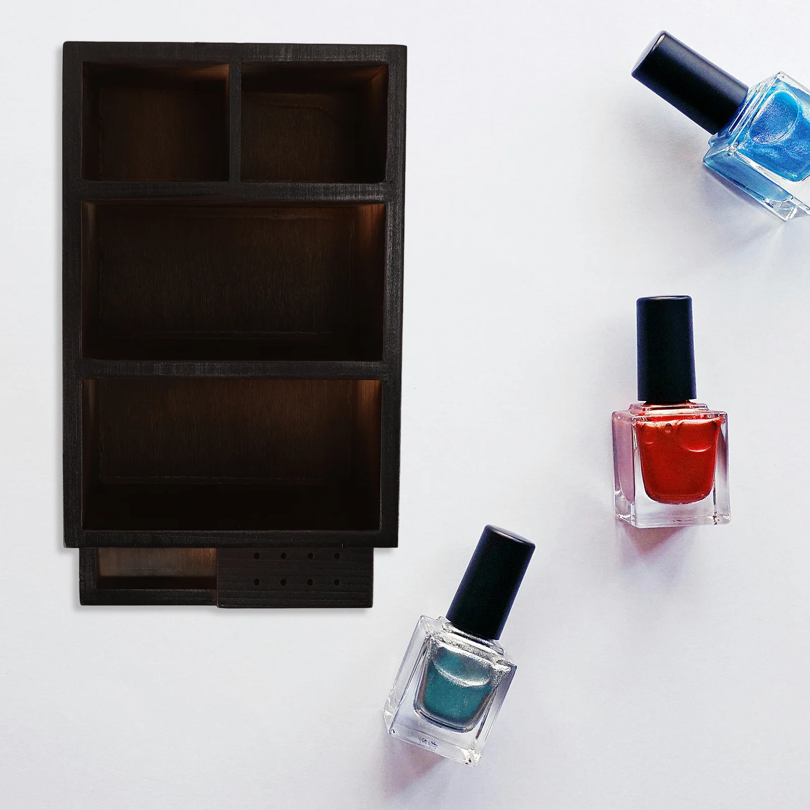 

Держатель для сверл для ногтей, деревянный органайзер, прочный чехол для хранения маникюрных инструментов, профессиональный салон, домашний выбор подарков