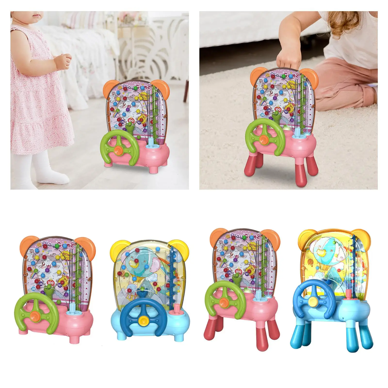 Manuelle Bohnenpflückmaschine, Mini-Arcade-Maschine, pädagogisch interaktiv, Valentinstagsgeschenke für Kinder, Jungen und Kinder