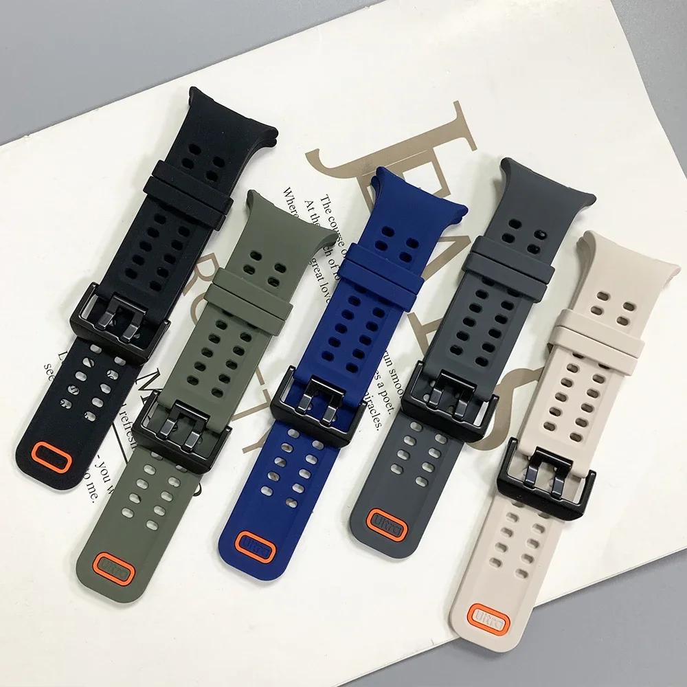 Armband für Samsung Galaxy Watch Ultra 2, 47mm Sport-Silikon-Ersatzarmband, atmungsaktives Armband, Galaxy Watch 2026 Ultra Zubehör – Detail 13