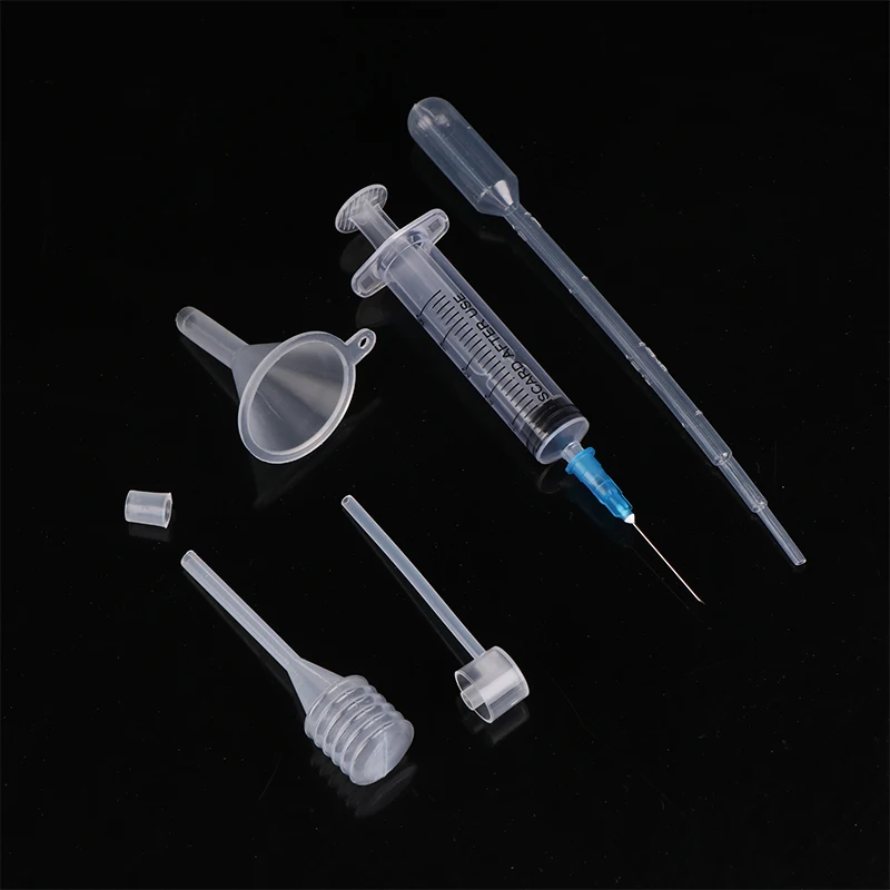 6Units/Set Perfume Refill Tools Set Plastic Diffuser Straw Dropper Funnel Spray Dispensing Required Cosmetic Tools