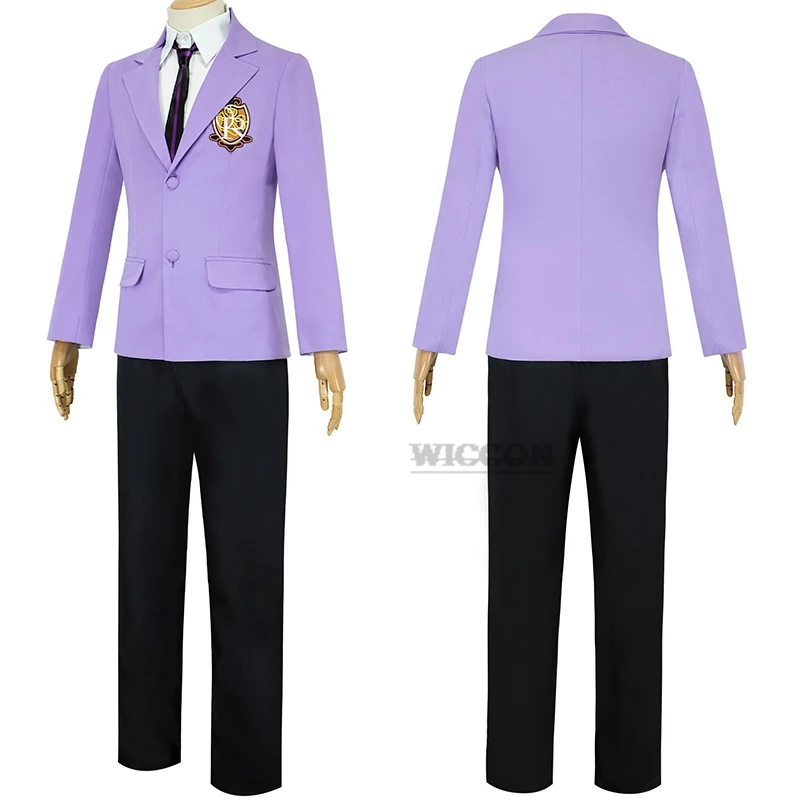 

Anime Fujioka Haruhi Cosplay Costume High School Host Club Cosplay Schoolboy School Uniforms Suou Tamaki Uniform Suits