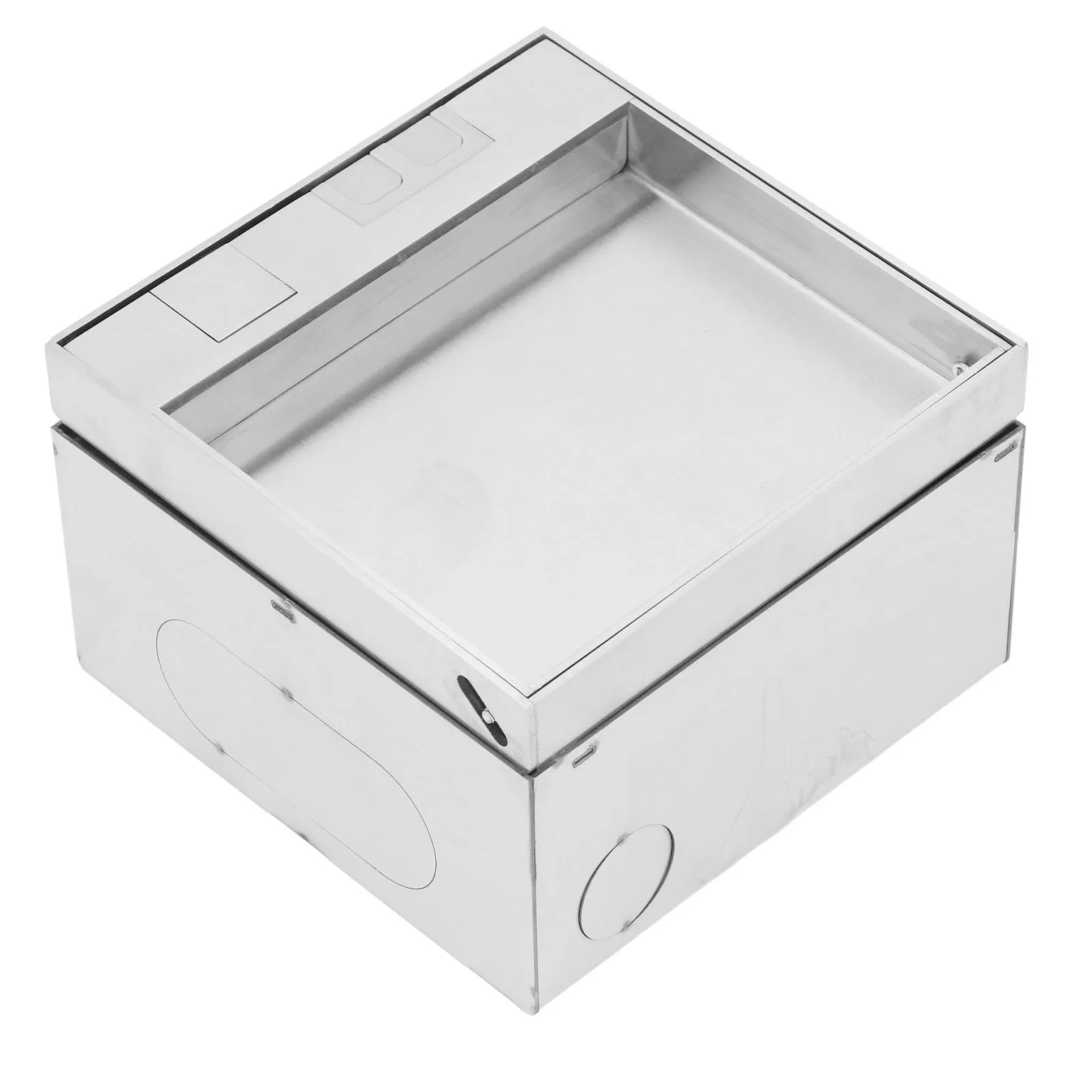 

Напольная розетка-бокс с 2 розетками переменного тока и 2 портами Type-C, нержавеющая сталь, водонепроницаемая, встраиваемая