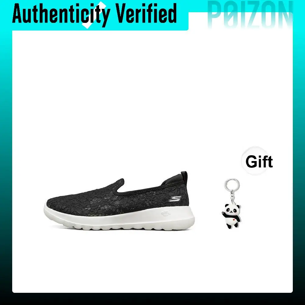 Skechers GO WALK Joy Breathable Casual Shoes Women's Black White 896020-BKW view 5