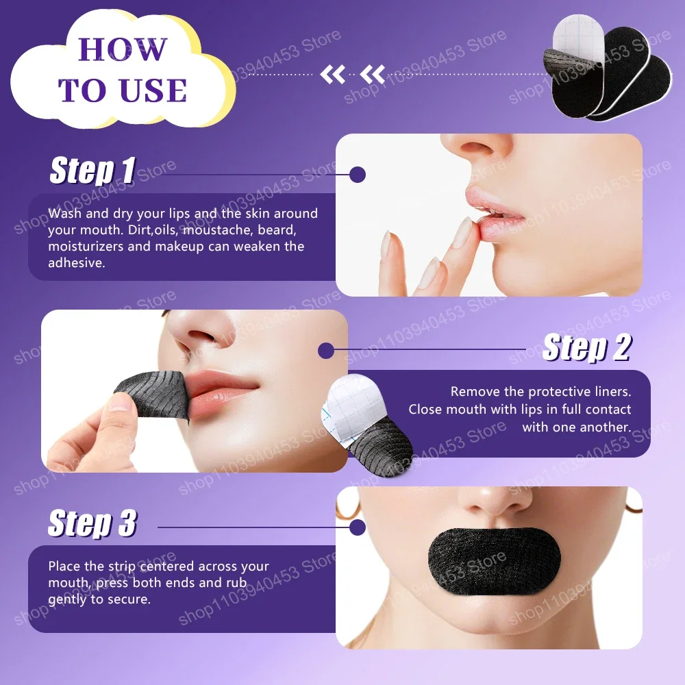 30/60/90/150/300Pcs Mouth Tape Sleeping Keep Mouth Close Prevent Snoring Gentle Sleep Strip Home Travel Mouth Tape Mouth Tape