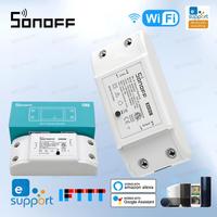 SONOFF Switch BASIC R2 Wifi Smart Switch Module 10A Wireless Remote Control Timer DIY Light Switch Smart Home Via Alexa Google