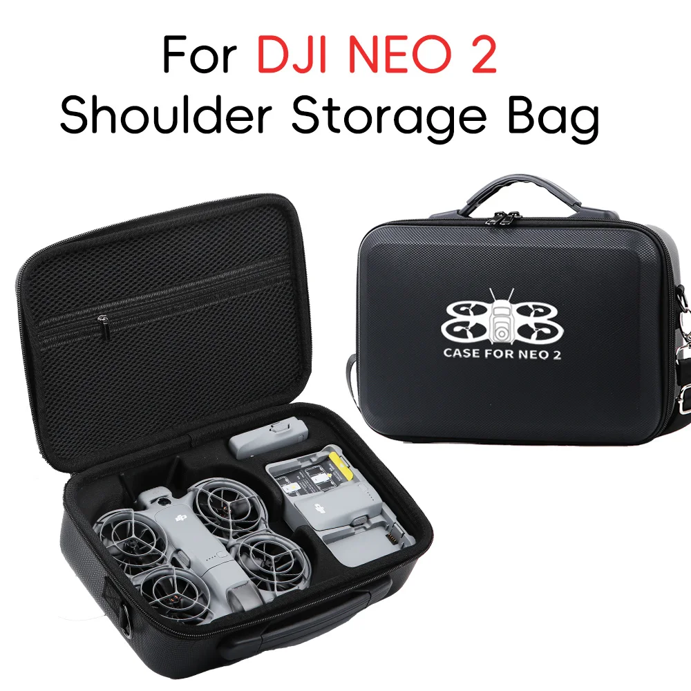 For DJI NEO 2 Storage Bag Portable Shoulder Bag Large Capacity Case For DJI Neo 2 Organizer Shockproof Handbag Accessories