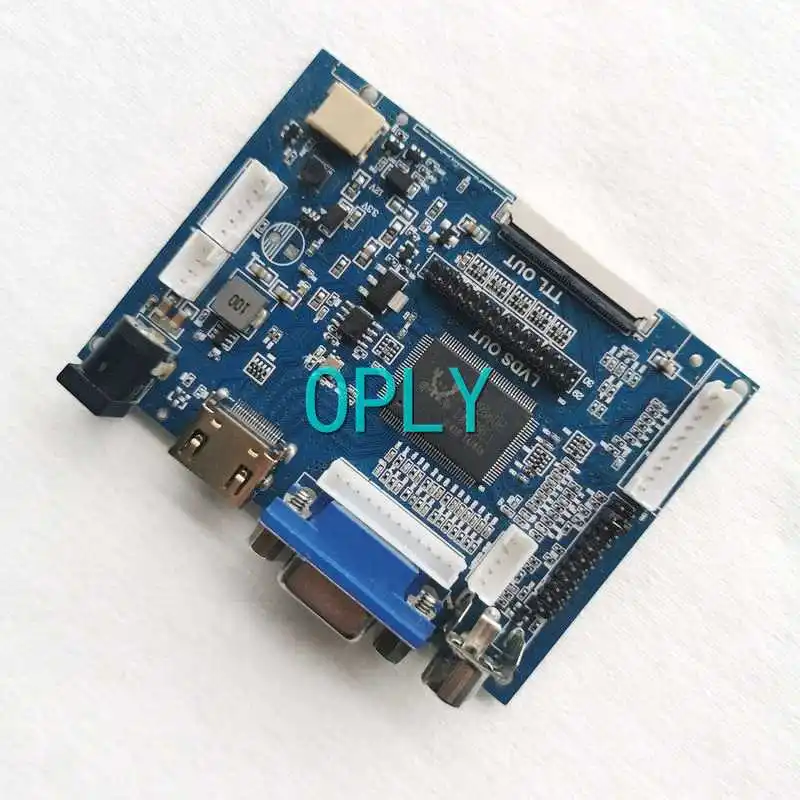 Imagem -04 - Placa de Acionamento do Controlador do Painel de Exibição Lcd Ajuste G121sn01 Lq121s1lg44 Hdmi-compatível av Vga Faça Você Mesmo Kit 12.1 20 Pinos Lvds 2ccfl 800*600