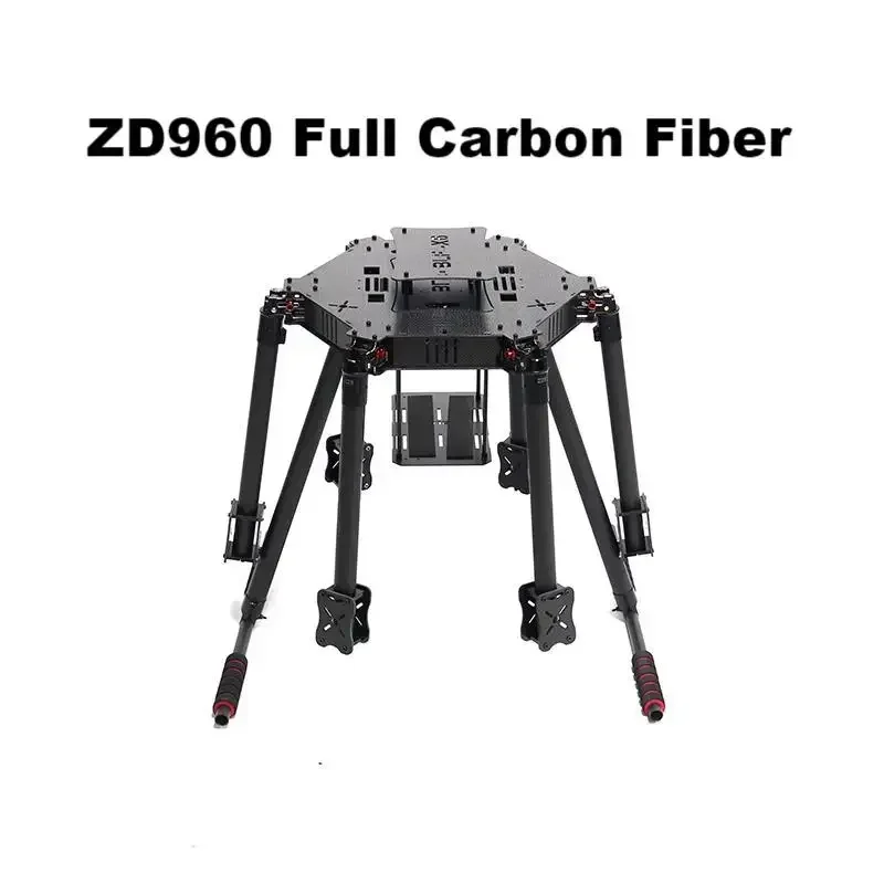 ZD850 ZD960 F960 cadre hexa-rotor entièrement en Fiber de carbone avec bras pliables et train d'atterrissage pour vol PIXHAWK
