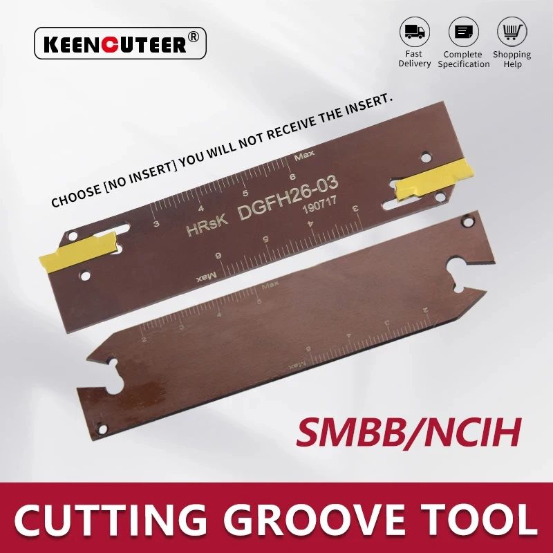 SMBB2026/2526/2032/2532/3232 Grooving Cut-Off Cutter Holder NCIH26-2 NCIH32-3 NCIH32-4 NCIH32-05 for SP200/300/400 Cut Off Blade