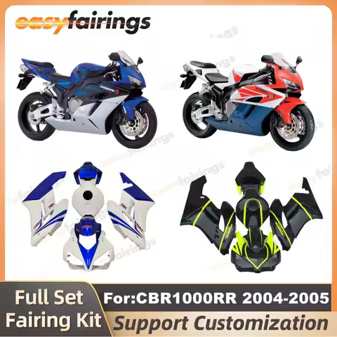 Motorcycle Injection full Fairing Kit fit For HONDA CBR1000RR CBR 1000RR CBR1000 RR 2004 2005 04 05 Bodywork fairings kits zxmt