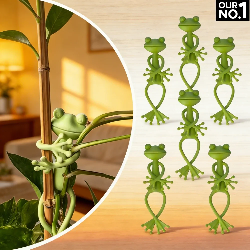 5/10/20 pcs Frog Plant Support Tomato Vine Climbing Holder Garden Plant Stand Fixture Clips Gardening Supplies