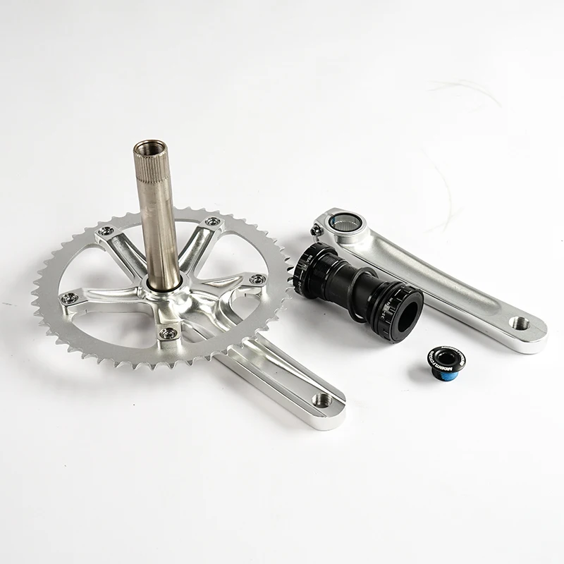 Ardently Bicycle Hollow Integrated Crankset FixeGear Crank 48T